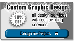 Custom Graphic Design - 10% off all design services with our printing services