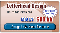 Design Letterhead for me - Letterhead design - $90, unlimited design revisions!