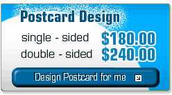 Design Postcard for me - single-sided postcard design - $180, double-sided postcard design - $240, unlimited design revisions!