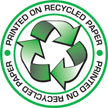 Logo for Products printed on Recycled Paper