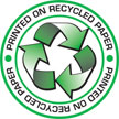 Logo for Products printed on Recycled Paper