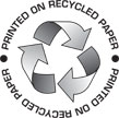 Logo for Products printed on Recycled Paper